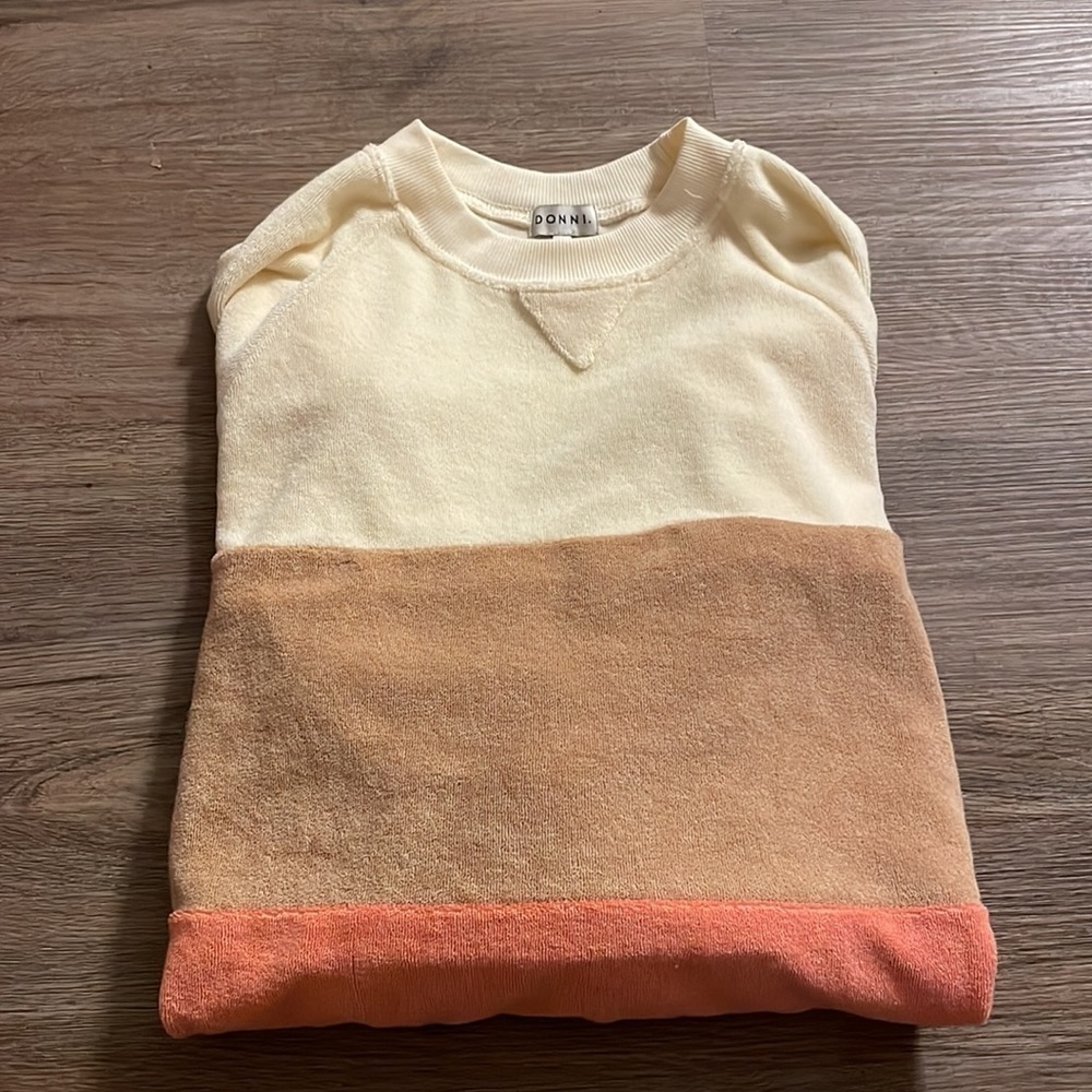 DONNI Tricrew Terrycloth Sweatshirt size - S - Picture 7 of 7